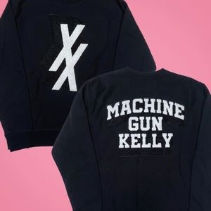 Machine Gun Kelly Chenille Patch Crewneck Size 3xl